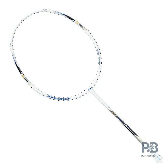 Lining Axforce Blast Badminton Racket | White/Navy.