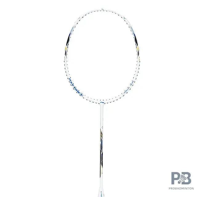 Lining Axforce Blast Badminton Racket | White/Navy.