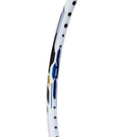 Lining Axforce Blast Badminton Racket | White/Navy.