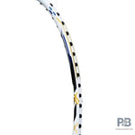Lining Axforce Blast Badminton Racket | White/Navy.