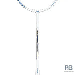 Lining Axforce Blast Badminton Racket | White/Navy.