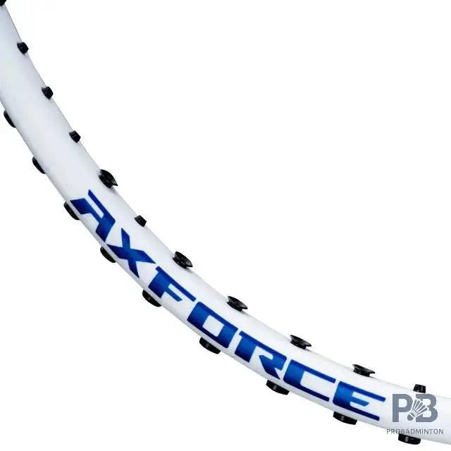 Lining Axforce Blast Badminton Racket | White/Navy.