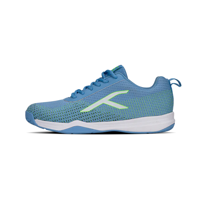 Hundred Blade Lite Badminton Shoe | Blue/Lime Green/White.