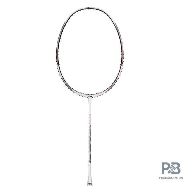 Li-Ning Ignite 8 Badminton Racket | Pearl White/Fire Red.