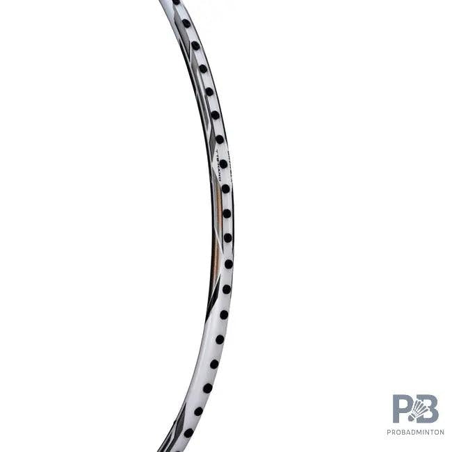 Li-Ning Ignite 8 Badminton Racket | Pearl White/Fire Red.