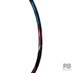 Li-Ning Ignite 8 Badminton Racket | Black Maple Red/Real Teal.
