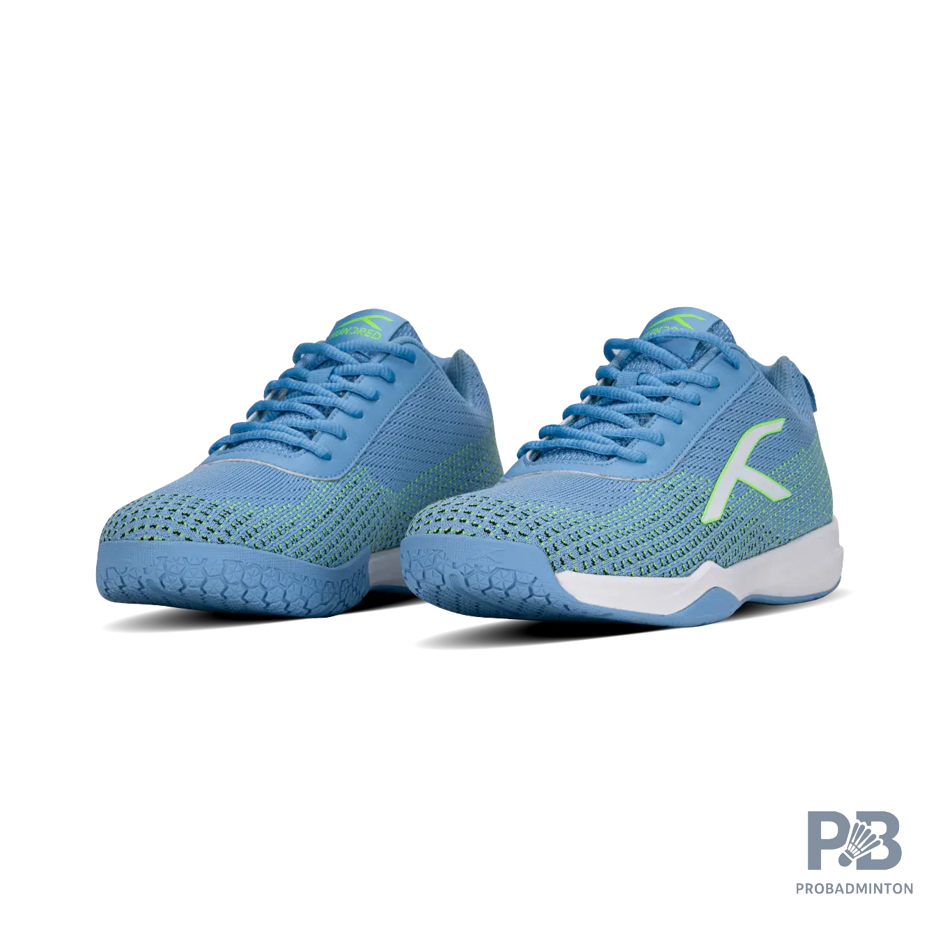 Hundred Blade Lite Badminton Shoe | Blue/Lime Green/White.