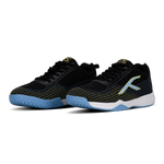 Hundred Blade Lite Badminton Shoe | BLACK/BLUE/YELLOW.