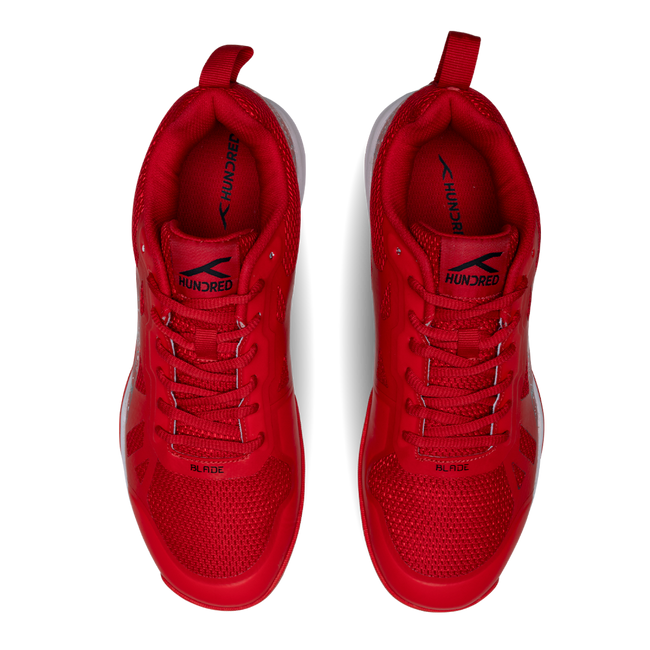 Hundred Blade Badminton Shoe | RED / BLACK.