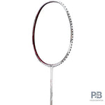 Li-Ning Ignite 8 Badminton Racket | Pearl White/Fire Red.