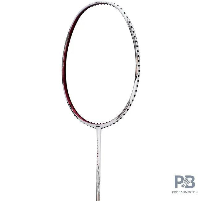 Li-Ning Ignite 8 Badminton Racket | Pearl White/Fire Red.