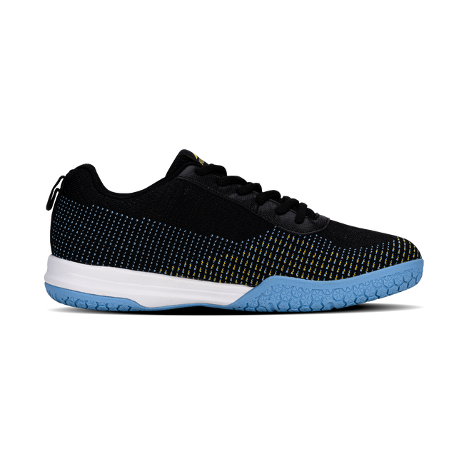 Hundred Blade Lite Badminton Shoe | BLACK/BLUE/YELLOW.