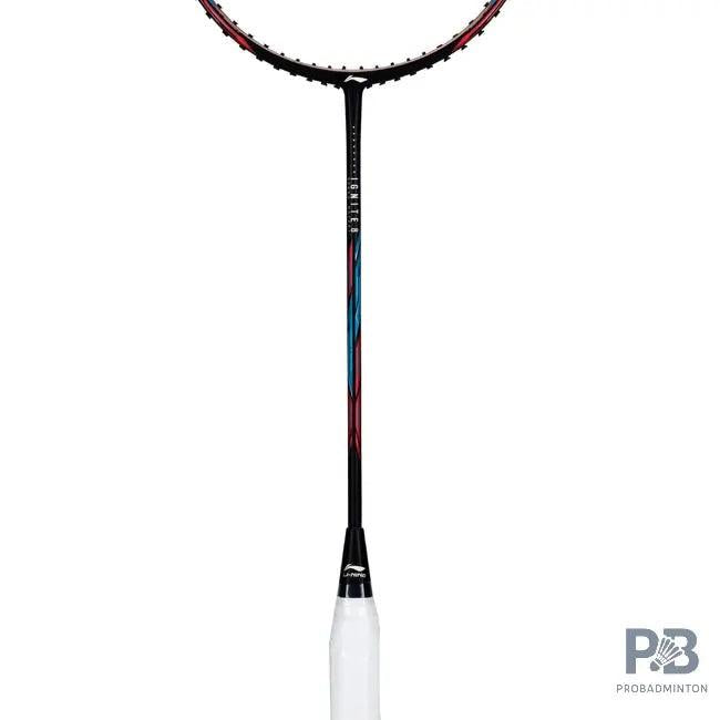 Li-Ning Ignite 8 Badminton Racket | Black Maple Red/Real Teal.
