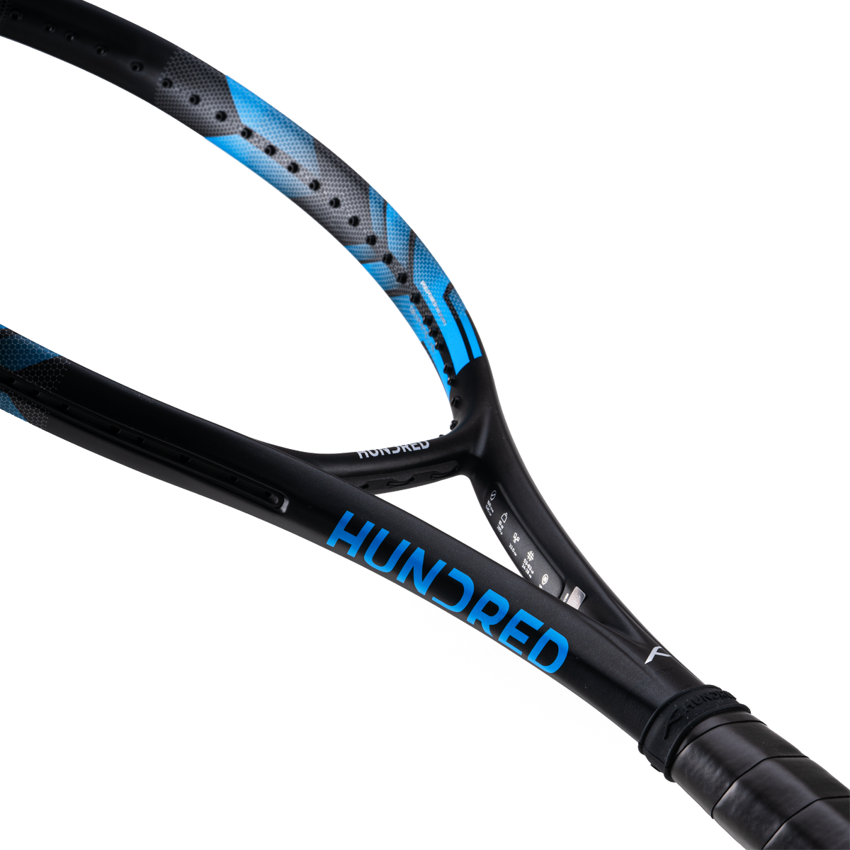hundred xtone100 unstrung tenis racket 285 black blue

