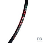 Lining G-Force 3900 Superlite II Badminton Racquet | Dark Grey/ Red.