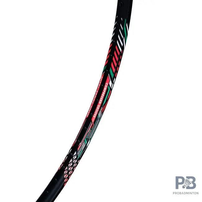 Lining G-Force 3900 Superlite II Badminton Racquet | Dark Grey/ Red.