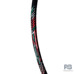 Lining G-Force 3900 Superlite II Badminton Racquet | Dark Grey/ Red.