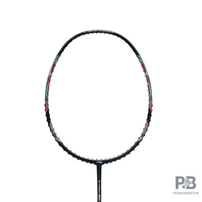 Lining G-Force 3900 Superlite II Badminton Racquet | Dark Grey/ Red.