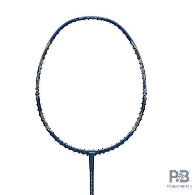 Lining G-Force 3900 Superlite II Badminton Racquet | Navy/ Neon Green.