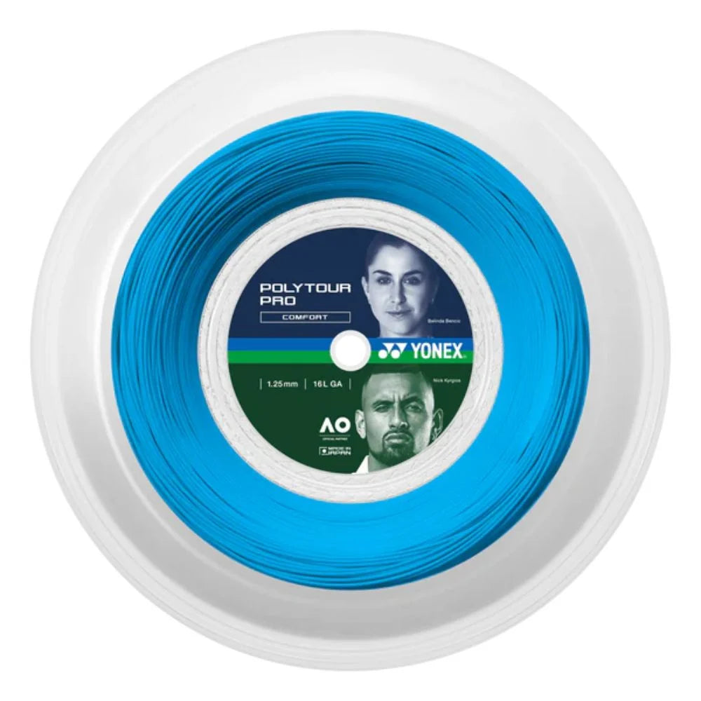 Yonex POLYTOUR PRO 120 Blue Tennis String 200m Reel