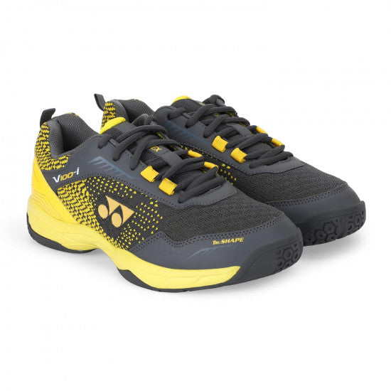 yonex v100 i badmnton shoos steel grey

