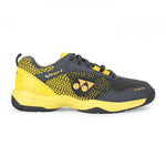 yonex v100 i badmnton shoes grey mustard
