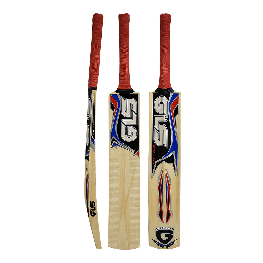 GreenLand Wega Himachal Willow Cricket Bat | Lightweight 800–900g | Full Size | Slim Blade | Tennis Ball Bat with Spring Handle – ProBadminton.in.