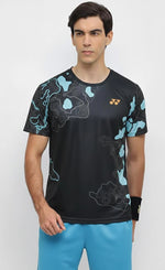 yonex tshirt round nek 2962 jet blak


