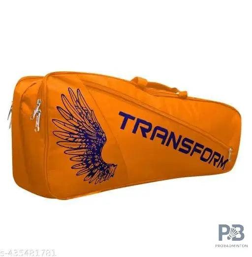 Transform Badminton Kit Bag – TKB 6/2402, Single Zip, multicolors | Tournament Edition Kitbag for Badminton Players in India.