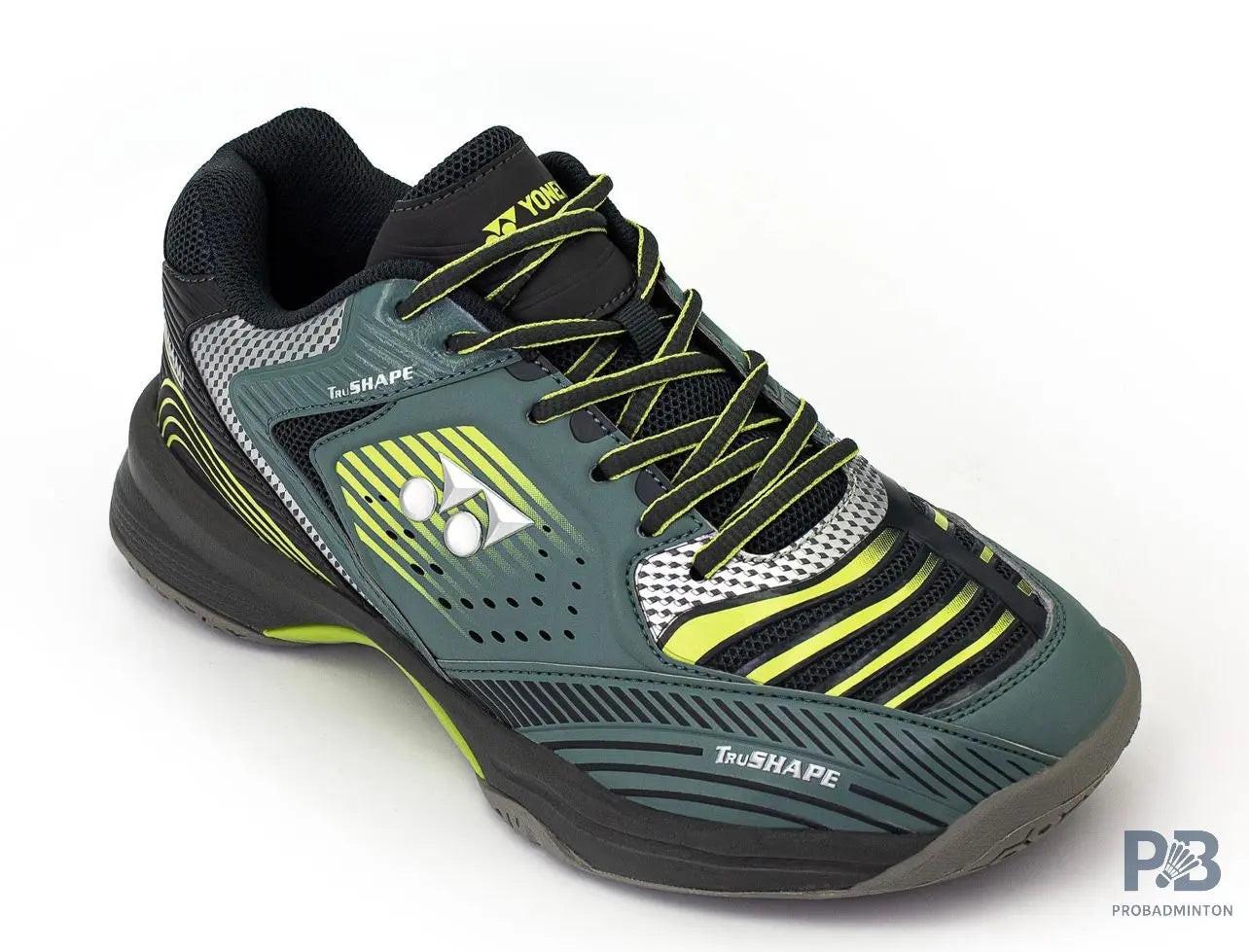 YONEX Badminton shoes Kiwami Tru Cushion Non-Marking (Moon Mist/ Pewter / Light Lime).