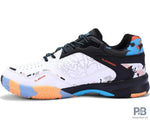 Yonex Arma Force Badminton Shoes for Men (White/Black/Mali Blue).