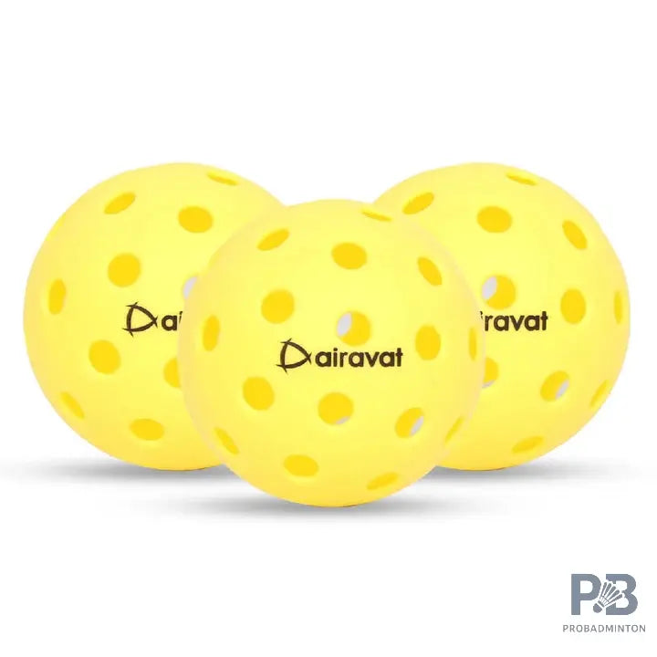 Airavat Pickleball Balls Pack of 3 | Premium PVC Material | Best Pickleball Ball in India Online.