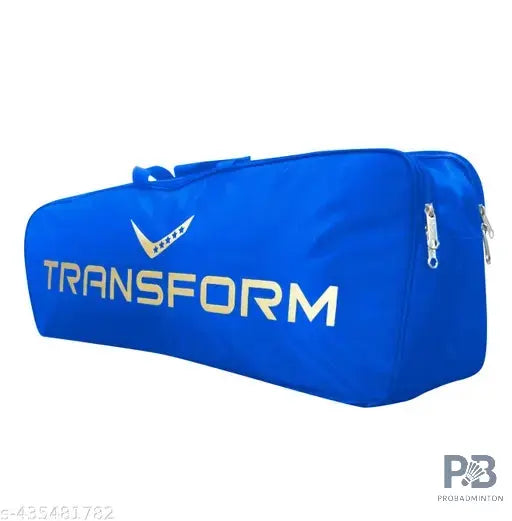 Transform Badminton Kit Bag – TKB 6/2402, Single Zip, multicolors | Tournament Edition Kitbag for Badminton Players in India.