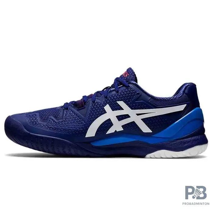 Asics  GEL-RESOLUTION 8 Tennis Shoes ( Dive Blue / White).