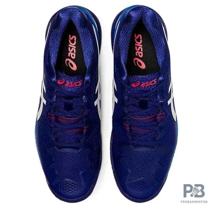Asics  GEL-RESOLUTION 8 Tennis Shoes ( Dive Blue / White).