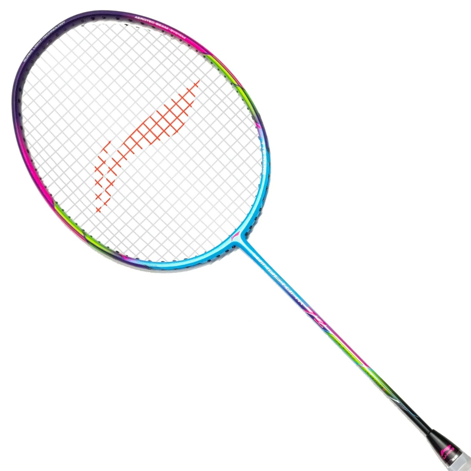 Li-Ning Windstorm 72 Badminton Racket (Blue/Purple) | Ultra-Light 72g Speed Racket for Fast Attacking Play – Probadminton.in.