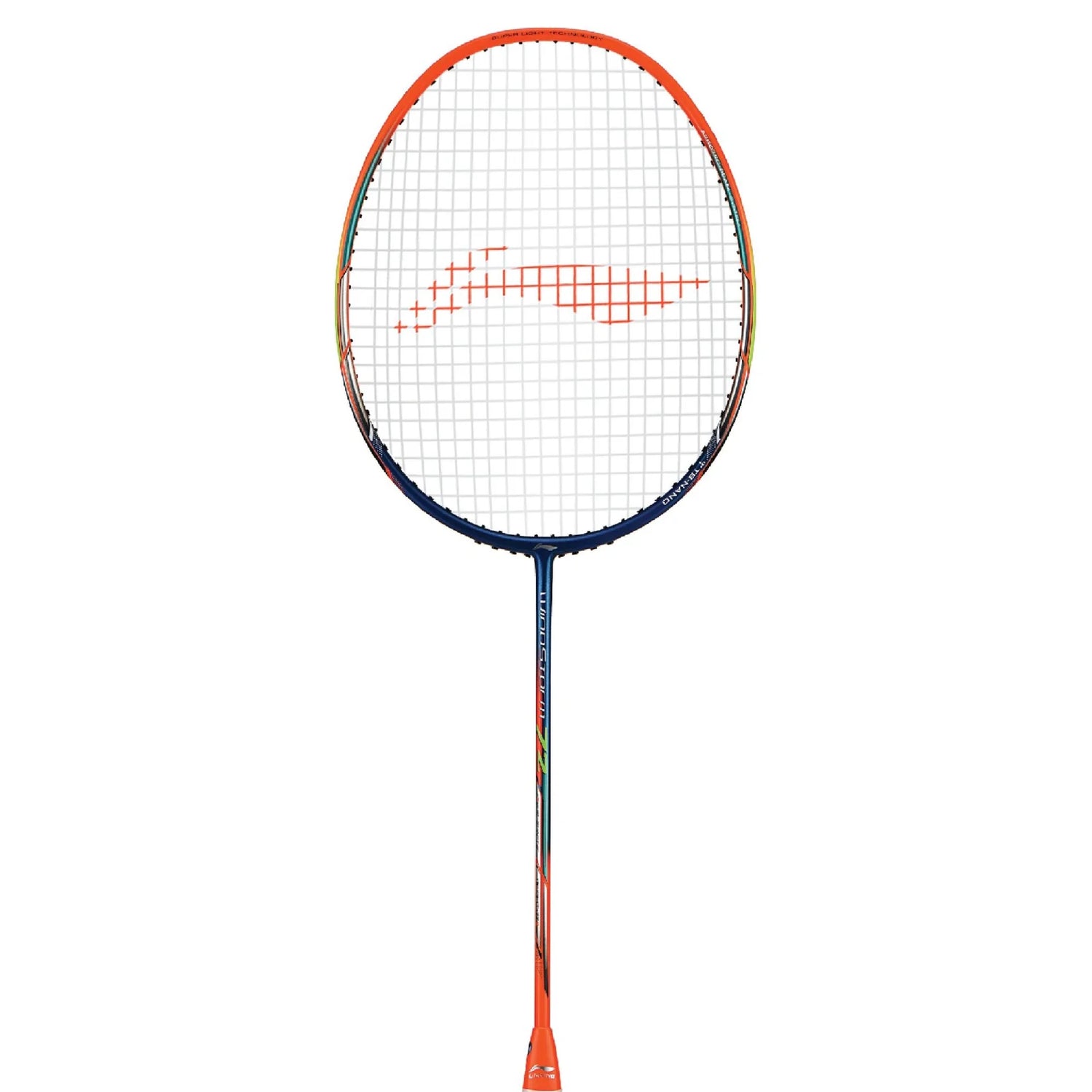 Li-Ning Windstorm 72 Badminton Racket (Navy/Orange) | Ultra-Light 72g Speed Racket for Fast Attacking Play – Buy Online at Probadminton.in.