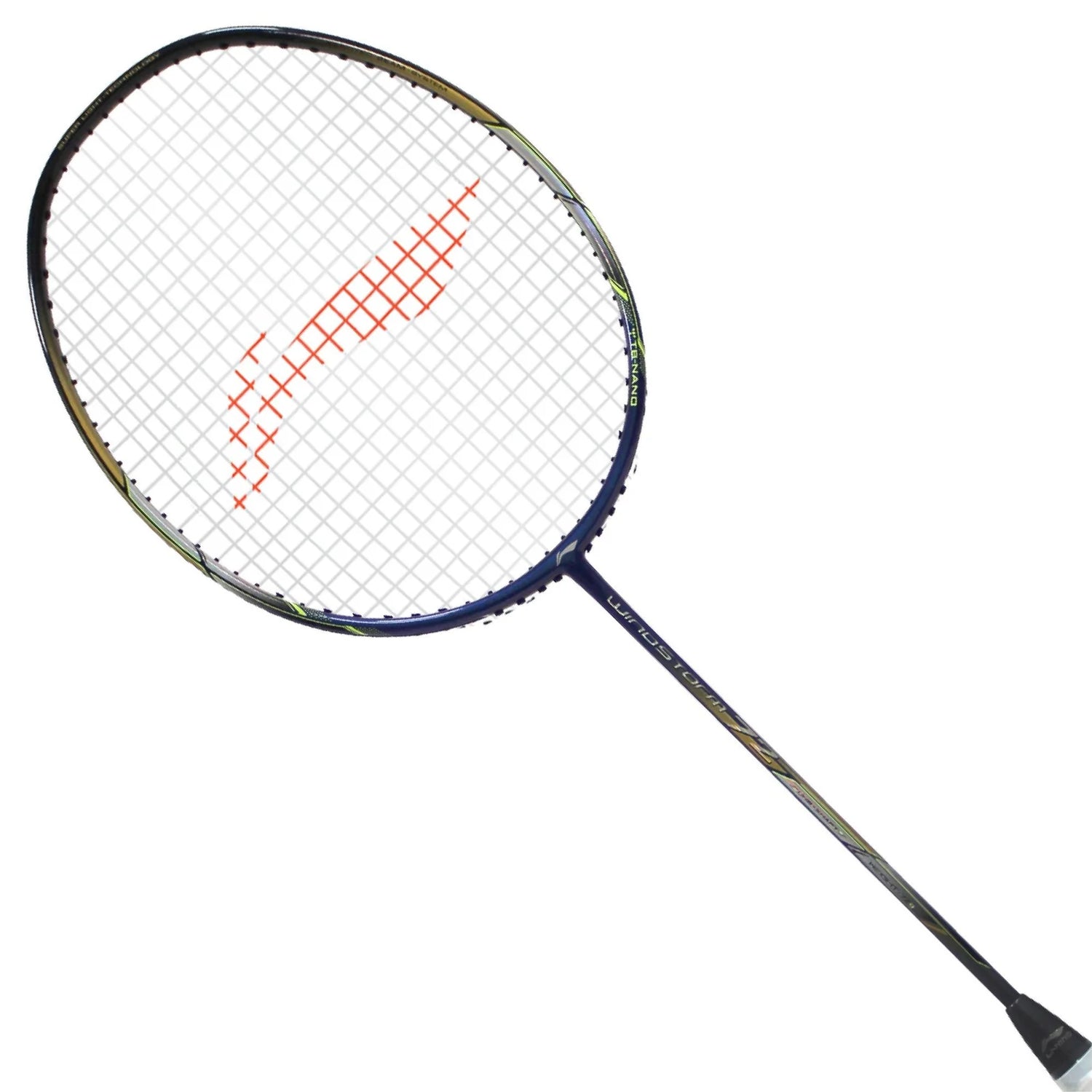 Li-Ning Windstorm 72 Badminton Racket (Navy/Black/Silver) | Ultra-Light 72g Speed Racket for Fast Attacking Play – Probadminton.in.