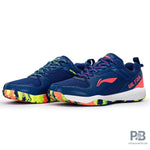 Li-Ning Ultra Speed Badminton Shoes | Navy Blue/Orange/Lime.