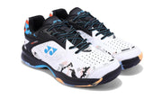 Yonex Arma Force Badminton Shoes for Men (White/Black/Mali Blue)