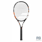 Babolat Evoke Tour Tennis Racquet (105sq.in, Strung) - Power & Control | Black/Orange | Best Price India.