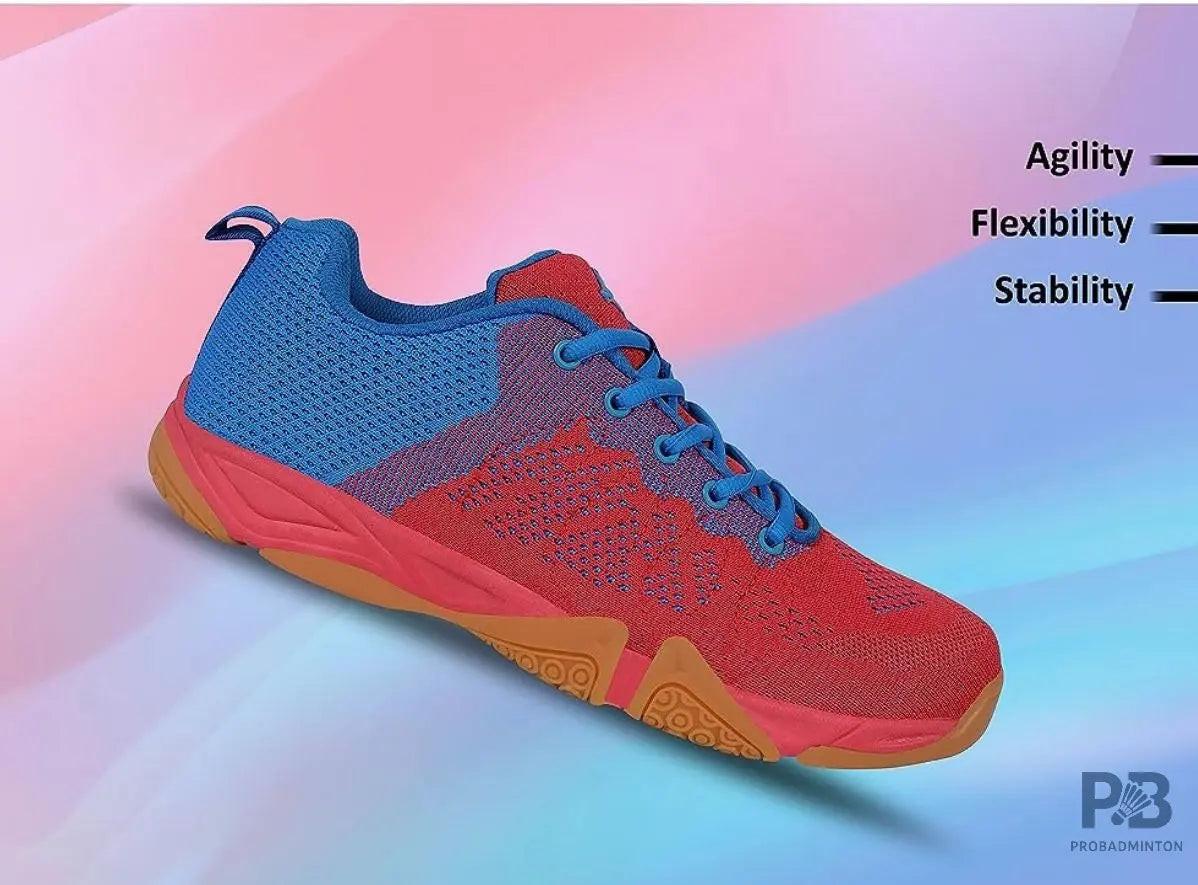 NIVIA BADMINTON SHOE GLISTER 2.0 RED.