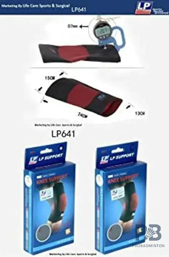 LP Knee Support 641 – Compression Sleeve for Pain Relief, Weak or Injured Knees, Sports & Daily Use.