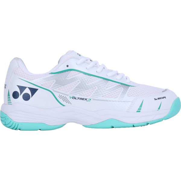 yonex voltrex2 unisex shuz white deep green

