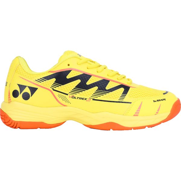 YONEX Voltrex 2 Unisex Shoes - Fluroscent Yellow Neon Orange – Lightweight Court Shoes for All Players | Probadminton