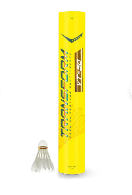 Transform VT-50 Badminton Feather Shuttlecock | Durable Feather Shuttle for Training & Club Play – Probadminton.in.