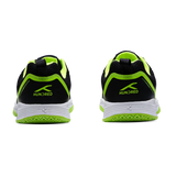 Hundred court shield  Badminton Shoes black/lime/white