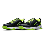 Hundred court shield  Badminton Shoes black/lime/white