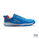 Hundred court shield  Badminton Shoes blue/orange/white.