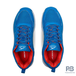 Hundred court shield  Badminton Shoes blue/orange/white.